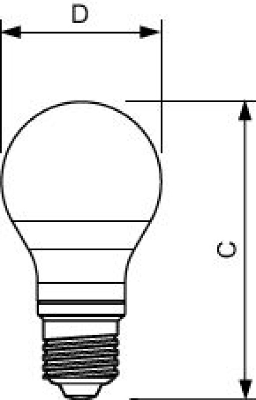 CorePro LEDBulbND45-40W E27 A60 827FR G