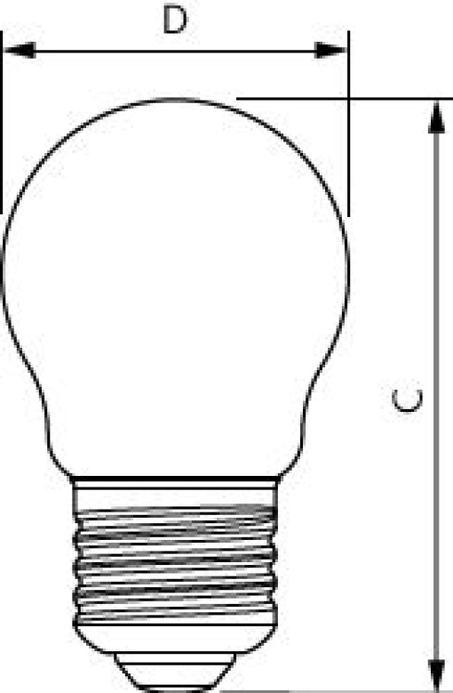 MAS VLE LEDBulbD 2.6-15W E27 GOLDP45SP G