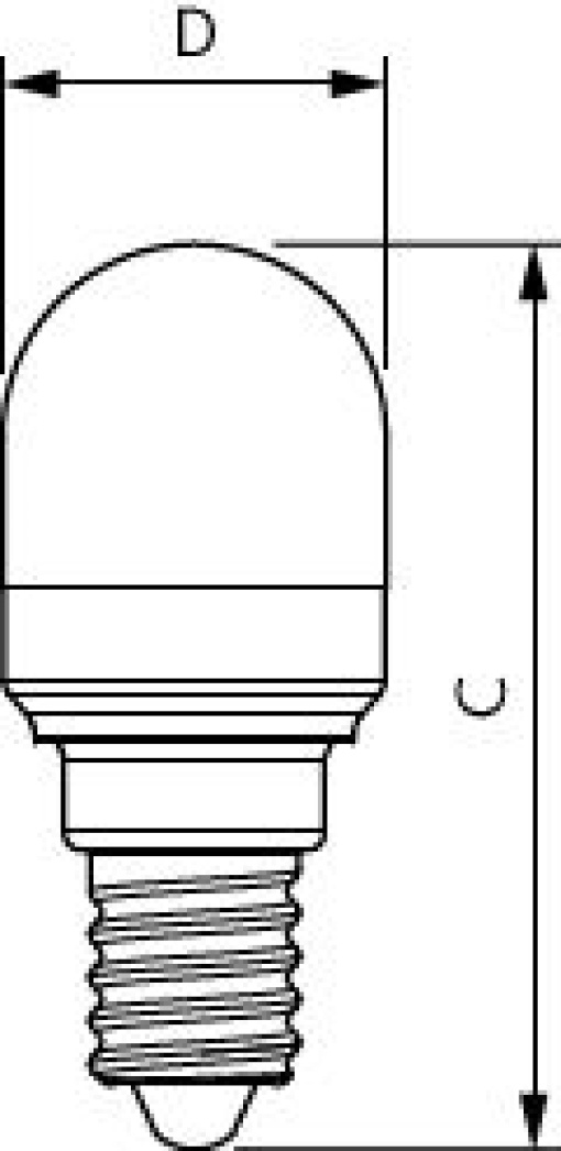 LED 15W T25 E14 WW FR ND RF 1SRT6