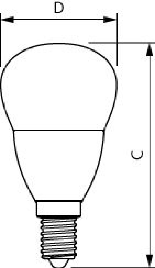 MZD LED 25W E14 827 P45 FR ND 1CT10