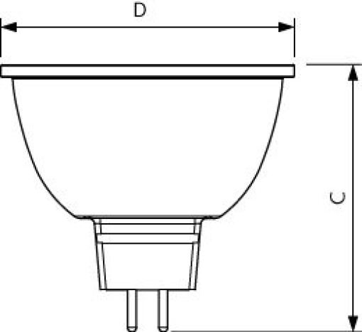 MAS LEDspotLV D 75-50W 927 MR16 24D