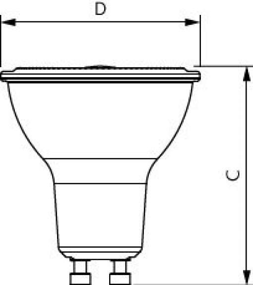 MAS LEDspot UE 2.1-50W GU10 DIM 840 EELA