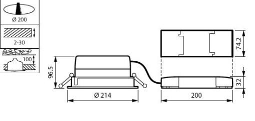 DN570B LED12S830 DIA-VLC-E C WH