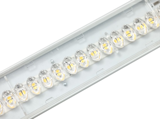 Maxos unify, trunking light unit, UltraEfficient, 20.5 W, 1478 mm, 4000 lm, 4000 K, DALI, Interact Ready, Feixe largo, Texturado, Branco, IP20