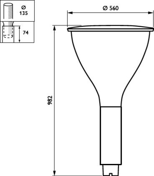 BDS670 LED20-4S740 I MDM D9 STD 60