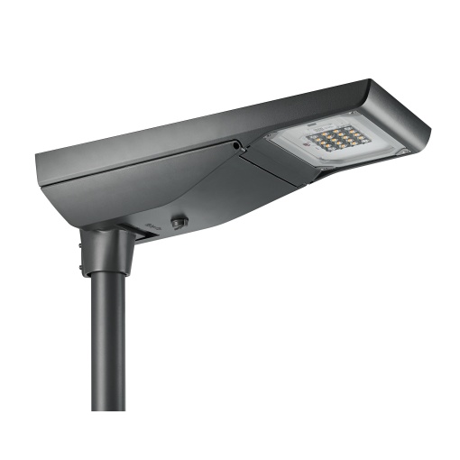 Sunstay Pro gen2 mini, Solar streetlight, 12.0 W, 1774 lm, 2700 K, CRI70, BLE, Distribuição média 10, SDP1, Classe de segurança III, IP66
