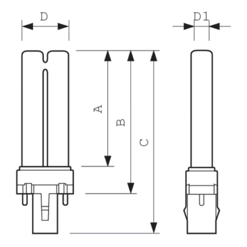 TUV PL-S 11W2P 1CT6X10BOX