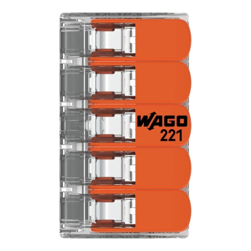 Ligador WAGO 221-415 / 5 Polos