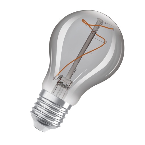 Vintage 1906 LED CLASSIC A, Globe and EDISON 3.4W 818 Smoke E27