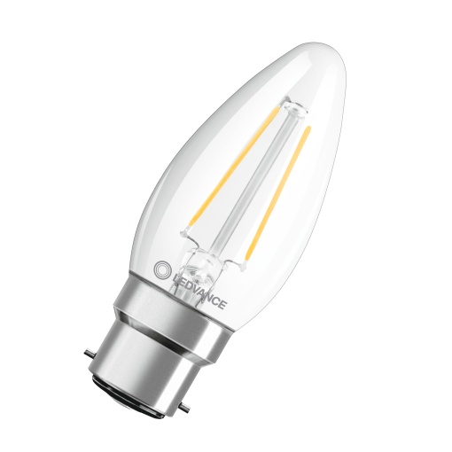 LED CLASSIC B P 2.5W 827 Clear B22d