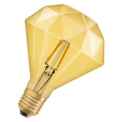 Vintage 1906 LED SPECIAL Shapes 4W 824 Gold E27