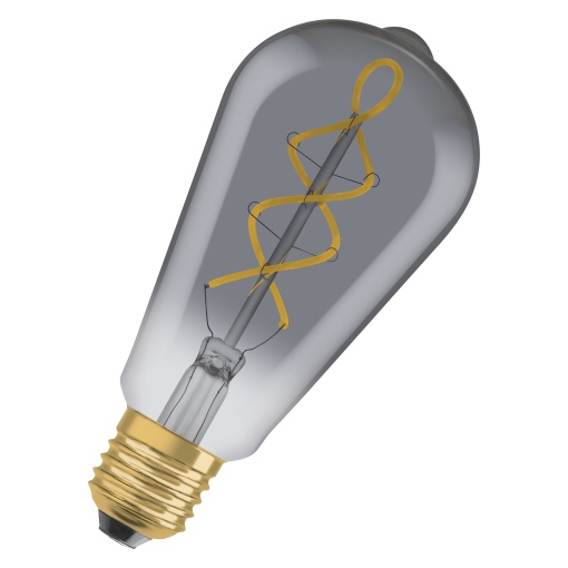 Vintage 1906 LED EDISON 4W 818 Smoke E27