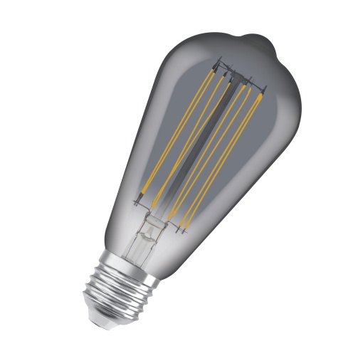 Vintage 1906 LED CLASSIC SLIM FILAMENT EDISON DIMMABLE 11W 818 Smoke E27