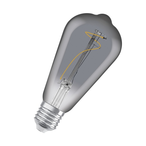 Vintage 1906 LED CLASSIC A, Globe and EDISON 3.4W 818 Smoke E27