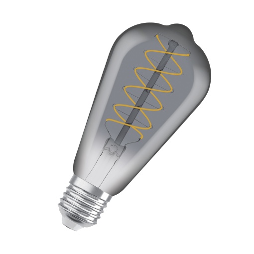 Vintage 1906 LED CLASSIC SLIM FILAMENT EDISON DIMMABLE 7.8W 818 Smoke E27