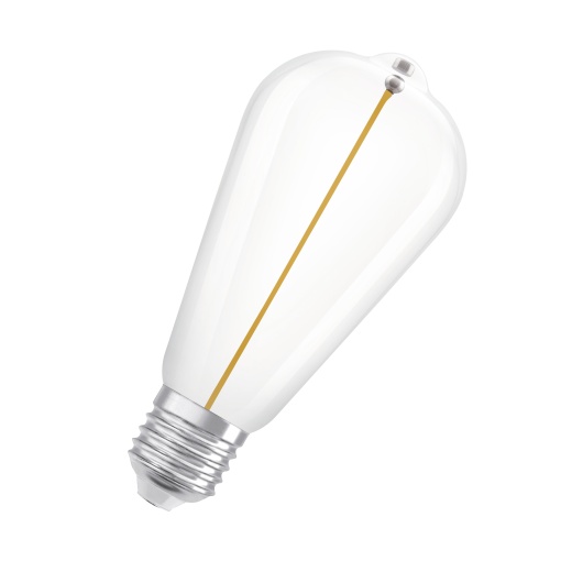 Vintage 1906 LED CLASSIC A, Globe and EDISON WITH FILAMENT-MAGNETIC STYLE 2.2W 827 Clear E27
