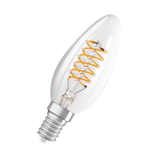 Vintage 1906 LED CLASSIC A,B,P SLIM FILAMENT DIMMABLE 4.8W 827 Clear E14