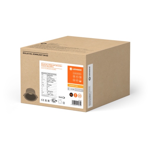 BIOLUX HCL DOWNLIGHT DALI DN150 S 21W TW DALI