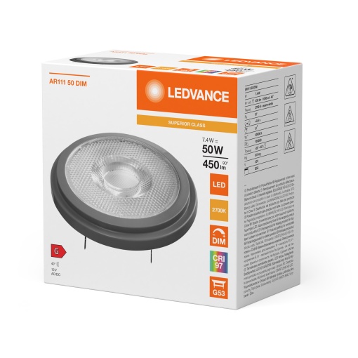 LED AR111 DIM S 7.4W 927 G53
