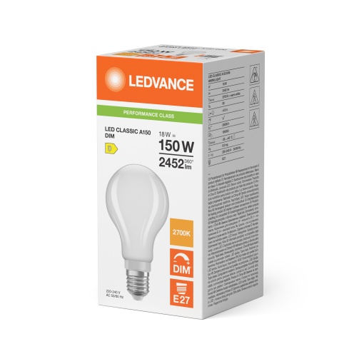 LED CLASSIC A DIM P 18W 827 Frosted E27