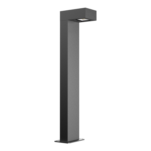 BOLLARD RECTANGULAR 12W 830 Black
