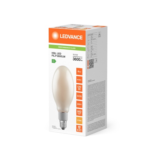 HQL LED FILAMENT PERFORMANCE 3600LM 19.4W 827 E27