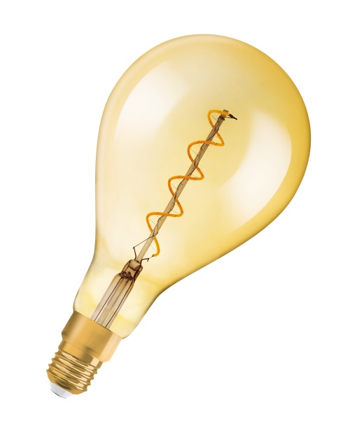 Vintage 1906 LED Big Special Shapes Dimmable 4W 820 Gold E27