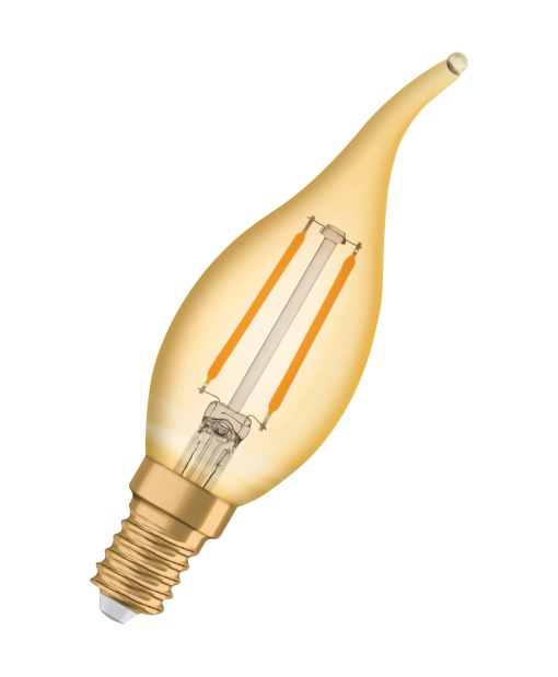 Vintage 1906 LED CLASSIC B 1.5W 824 Gold E14