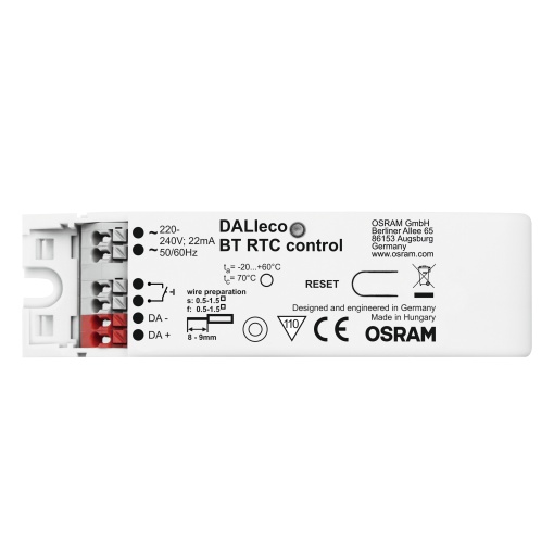 DALIeco BT RTC BT RTC CONTROL