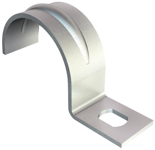 Abraçadeira metálica uma patilha 20mm Aço eletrozincado