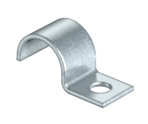 Abraçadeira metálica uma patilha 18mm Aço eletrozincado