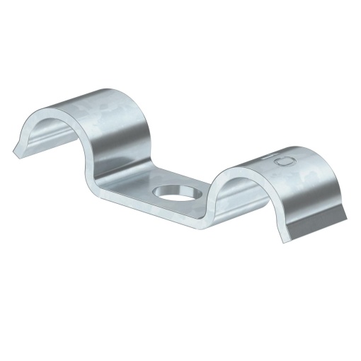 Abraçadeira metálica duas patilhas 20mm Aço eletrozincado