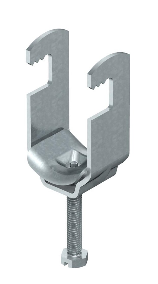Abraçadeira BBS com placa metálica 22-28mm Aço galvanizado por imersão a quente após maquinação