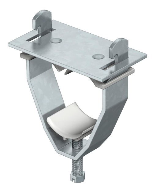 Abraçadeira BBS para 3 cabos 34-37mm Aço galvanizado por imersão a quente após maquinação