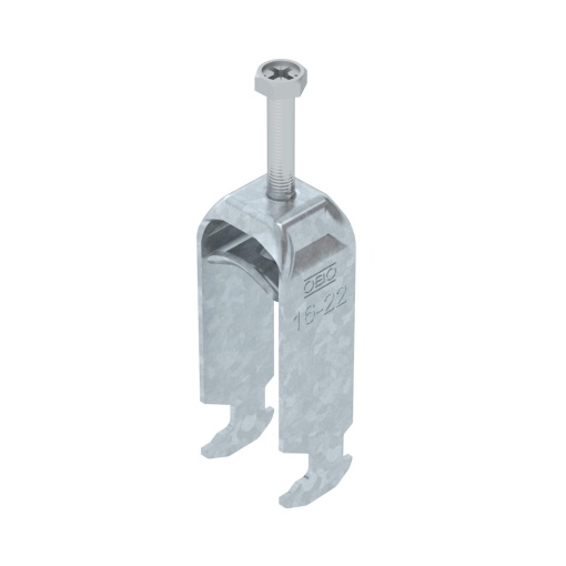 Abraçadeira BBS 2056 dupla 16-22mm Aço galvanizado por imersão a quente após maquinação
