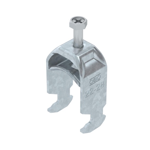 Abraçadeira BBS 2056 22-28mm Aço galvanizado por imersão a quente após maquinação