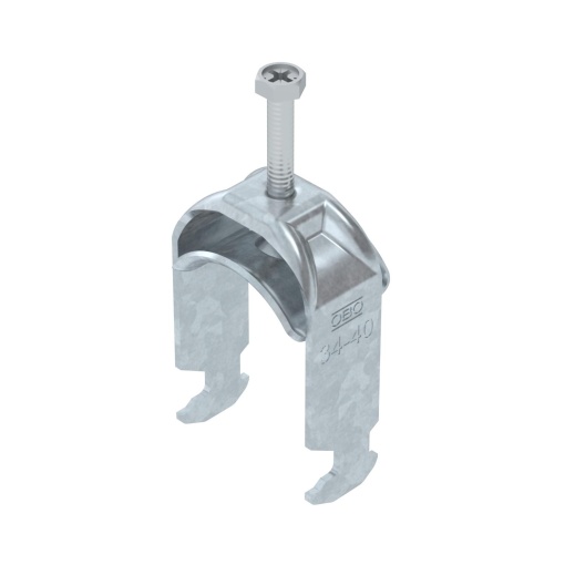 Abraçadeira BBS 2056 34-40mm Aço galvanizado por imersão a quente após maquinação
