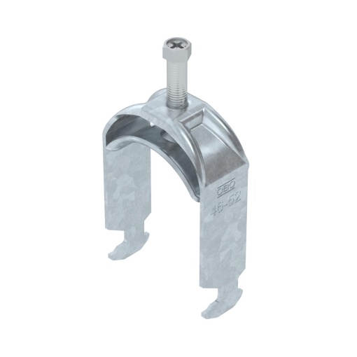 Abraçadeira BBS 2056 46-52mm Aço galvanizado por imersão a quente após maquinação