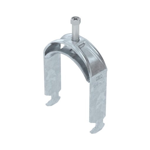 Abraçadeira BBS 2056 64-70mm Aço galvanizado por imersão a quente após maquinação