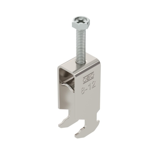 Abraçadeira BBS 2056 dupla 08-12mm Aço inoxidável, livre de ferrugem A2 1.4301 brilhante, pós-tratamento