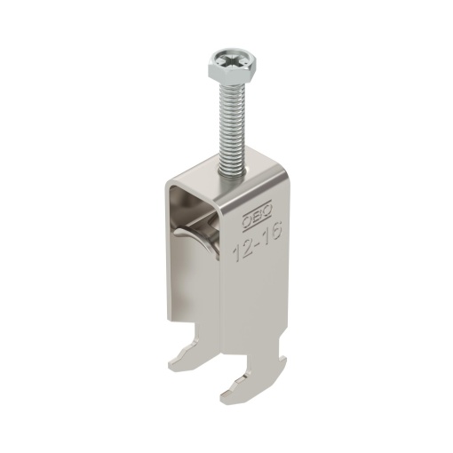 Abraçadeira BBS 2056 dupla 12-16mm Aço inoxidável, livre de ferrugem 1.4301 A2 1.4301 brilhante, pós-tratamento