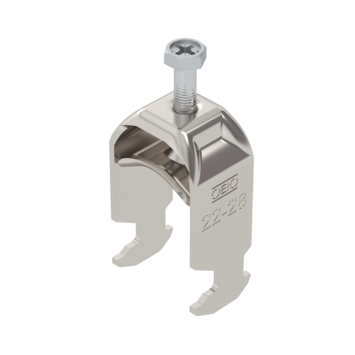 Abraçadeira BBS 2056 22-28mm Aço inoxidável, livre de ferrugem A2 1.4301 brilhante, pós-tratamento