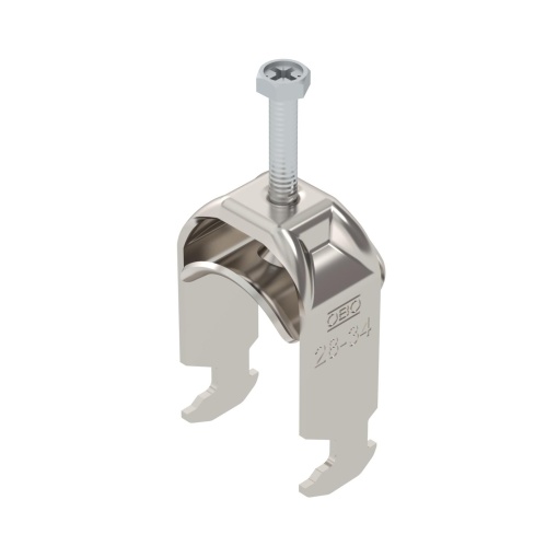Abraçadeira BBS 2056 28-34mm Aço inoxidável, livre de ferrugem A2 1.4301 brilhante, pós-tratamento
