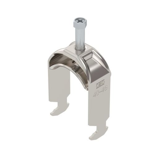 Abraçadeira BBS 2056 40-46mm Aço inoxidável, livre de ferrugem A2 1.4301 brilhante, pós-tratamento