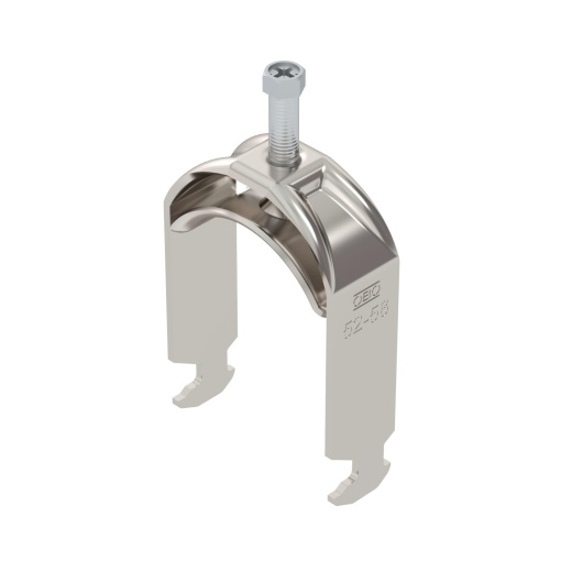 Abraçadeira BBS 2056 52-58mm Aço inoxidável, livre de ferrugem A2 1.4301 brilhante, pós-tratamento