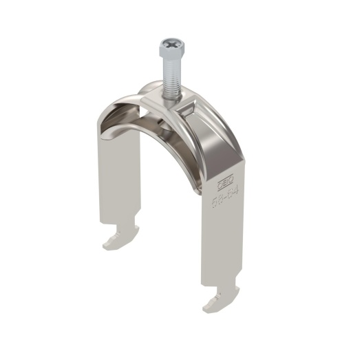 Abraçadeira BBS 2056 58-64mm Aço inoxidável, livre de ferrugem A2 1.4301 brilhante, pós-tratamento