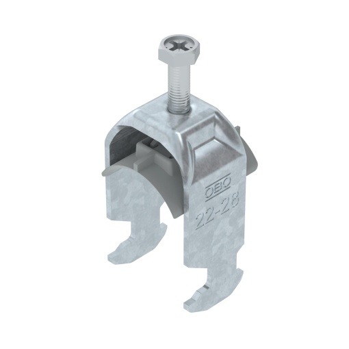 Abraçadeira BBS 2056 22-28mm Aço galvanizado por imersão a quente após maquinação