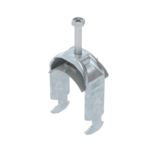 Abraçadeira BBS 2056 34-40mm Aço galvanizado por imersão a quente após maquinação