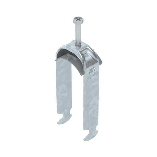 Abraçadeira BBS 2056 dupla 34-40mm Aço galvanizado por imersão a quente após maquinação