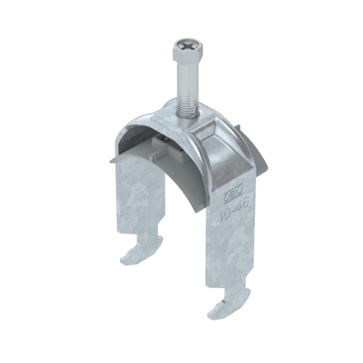 Abraçadeira BBS 2056 40-46mm Aço galvanizado por imersão a quente após maquinação